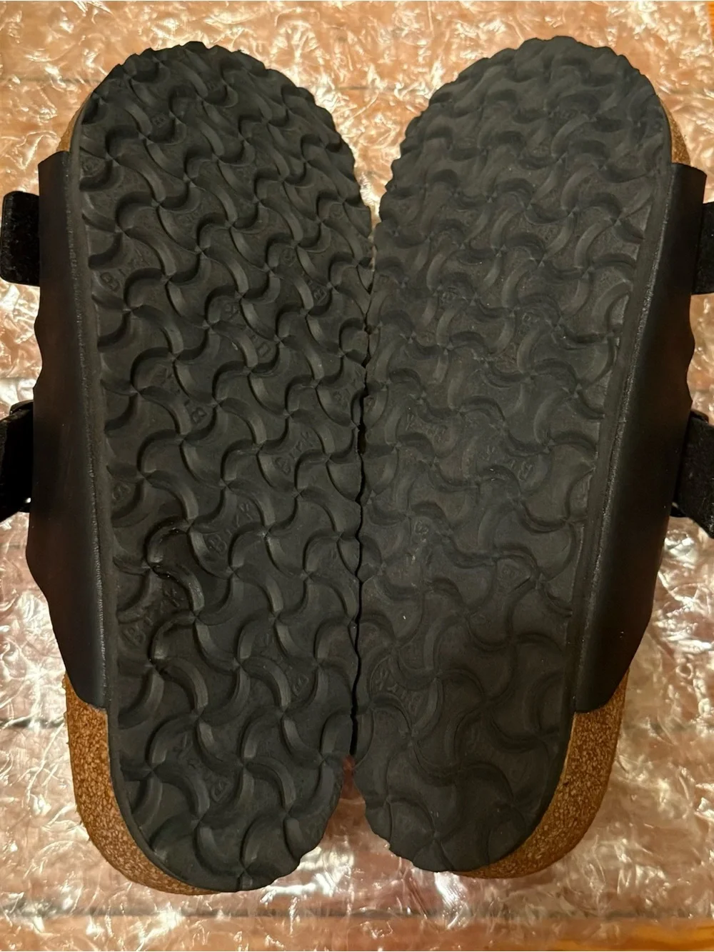 Birkenstock Black Double Buckle Slide